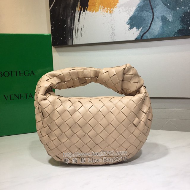 Bottega veneta高端女包 98080 寶緹嘉小號羊皮手工編織女包 BV爆款jodie新版本2代編織打結圓形hobo包  gxz1142